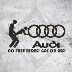 Lipdukas "Gass Or Ass Audi"